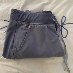 Figs Zamora Joggers Vapor Blue Space Dye medium petite